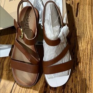 Women's Soul Brown Sandals